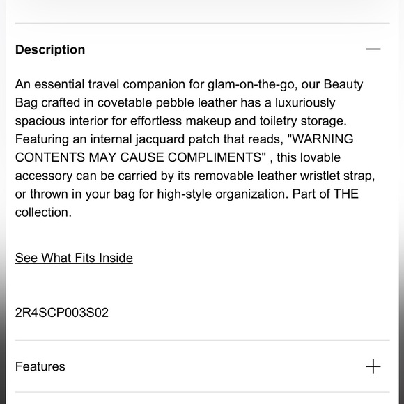 Authentic Marc Jacobs Brown Beauty Bag - Picture 5 of 12